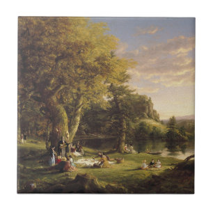 Thomas Cole The Pic-Nic Fliese