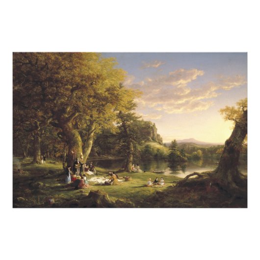 Thomas Cole The Pic-Nic Fotodruck (Vorne)