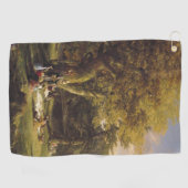 Thomas Cole The Pic-Nic Golfhandtuch (Horizontal)