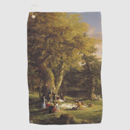 Thomas Cole The Pic-Nic Golfhandtuch