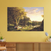 Thomas Cole The Pic-Nic Leinwanddruck (Insitu (Wohnzimmer))