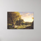Thomas Cole The Pic-Nic Leinwanddruck (Vorderseite)