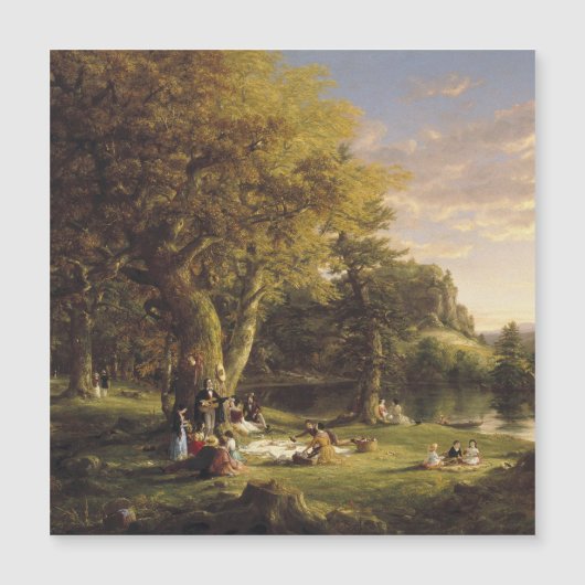 Thomas Cole The Pic-Nic Magnetkarte (Vorderseite)