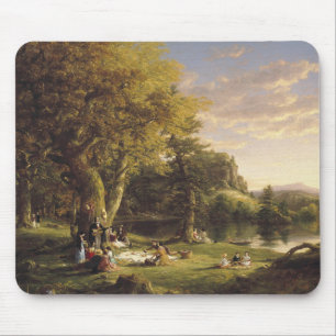 Thomas Cole The Pic-Nic Mousepad