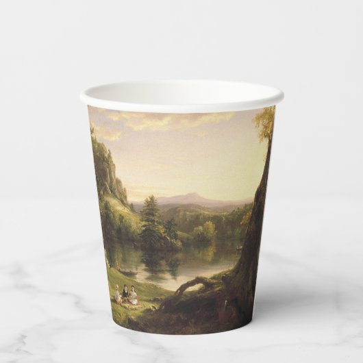 Thomas Cole The Pic-Nic Pappbecher (Rückseite)