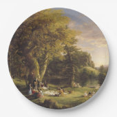 Thomas Cole The Pic-Nic Pappteller (Vorderseite)