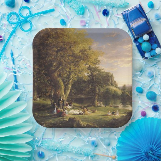 Thomas Cole The Pic-Nic Pappteller (Party)