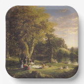 Thomas Cole The Pic-Nic Pappteller (Vorderseite)