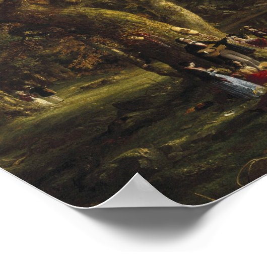 Thomas Cole - The Pic-Nic Poster (Ecke)