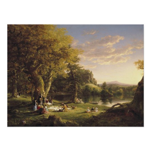 Thomas Cole The Pic-Nic Poster (Vorderseite)