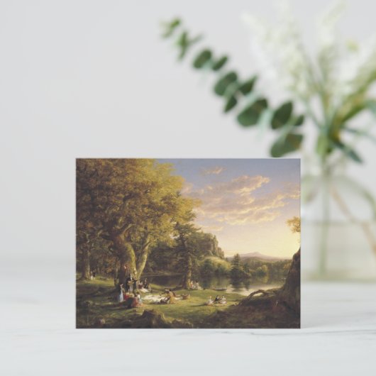 Thomas Cole The Pic-Nic Postkarte (Stehend Vorderseite)