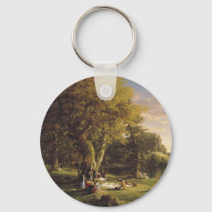 Thomas Cole The Pic-Nic Schlüsselanhänger