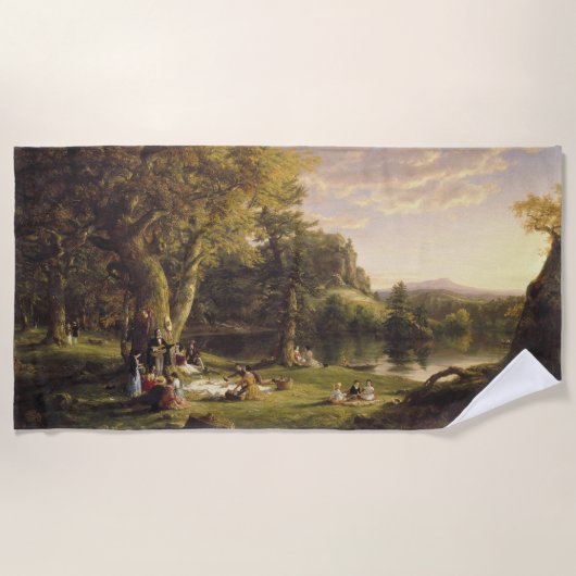 Thomas Cole The Pic-Nic Strandtuch (Vorderseite)