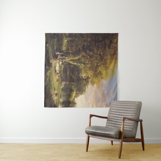 Thomas Cole The Pic-Nic Wandteppich (Beispiel (Horizontal))