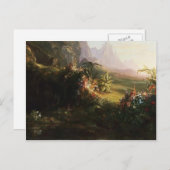 Thomas Cole-The Voyage of Life: Kindheit (Detail) Postkarte (Vorne/Hinten)