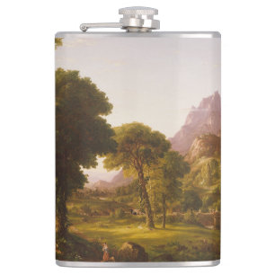 Thomas Cole  Traum von Arkadien Flachmann