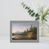 Thomas Cole,Zuhause im Wald,1847. Postkarte (Stehend Vorderseite)