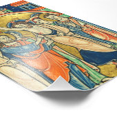 Thomas der Apostel und Jesus Fotodruck (Ecke)