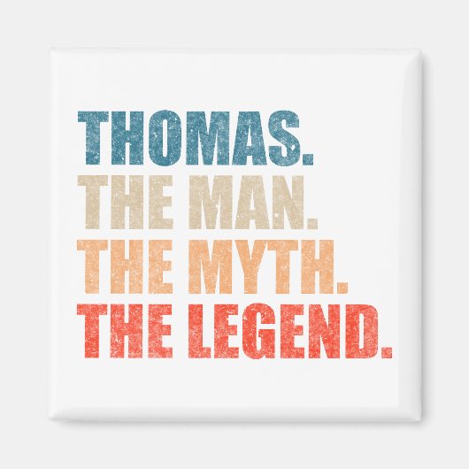 Thomas der Mensch Der Mythos der Legende Magnet (Vorne)