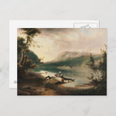 Thomas Doughty - Delaware Water Gap Postkarte (Vorne/Hinten)