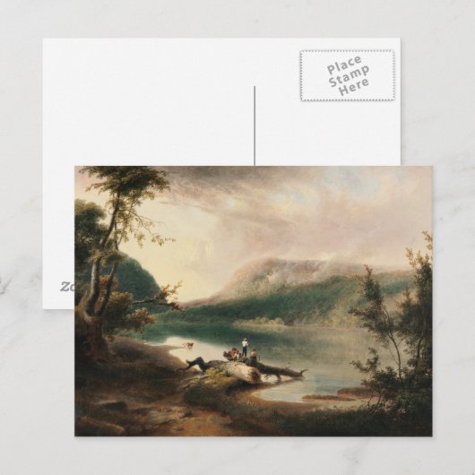 Thomas Doughty - Delaware Water Gap Postkarte (Vorne/Hinten)