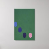 Thomas Downing - Green Square - Op Art Leinwanddruck (Vorderseite)