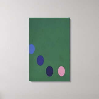 Thomas Downing - Green Square - Op Art Leinwanddruck