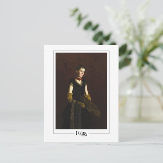 Thomas Eakins #14 - Fine Art Postcard Postkarte (Stehend Vorderseite)