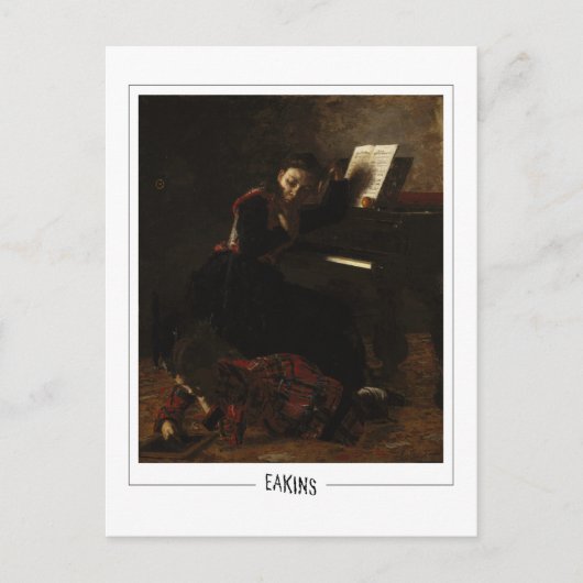 Thomas Eakins #19 - Fine Art Postcard Postkarte (Vorderseite)