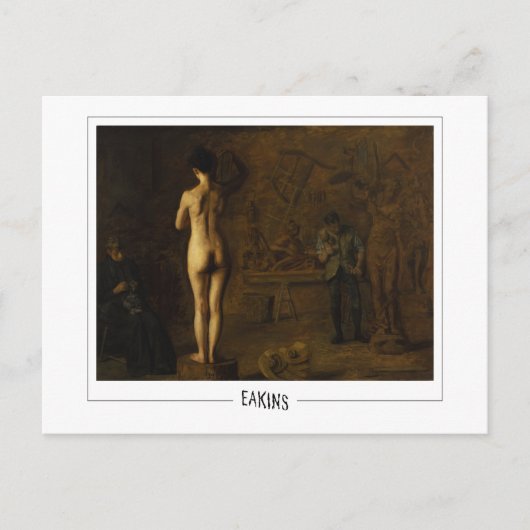 Thomas Eakins #1 - Fine Art Postcard Postkarte (Vorderseite)