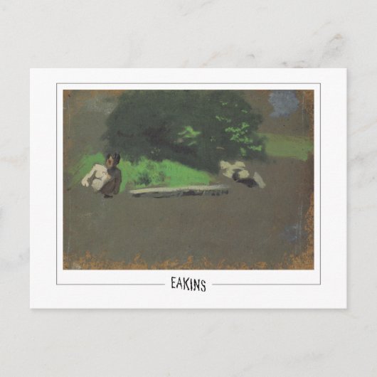 Thomas Eakins #376 - Fine Art Postcard Postkarte (Vorderseite)