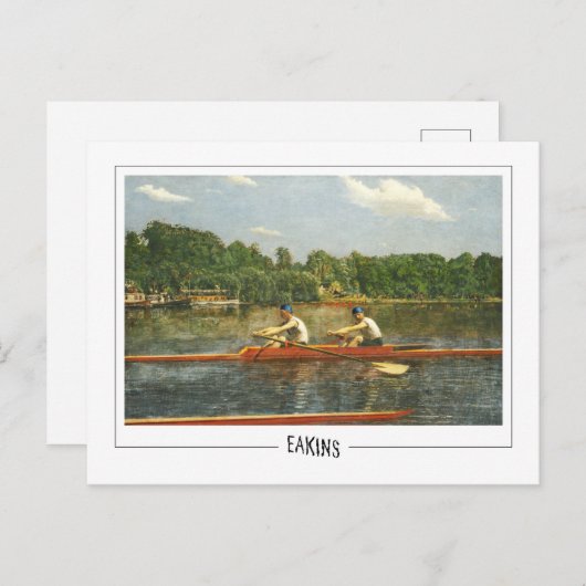 Thomas Eakins #3 - Fine Art Postcard Postkarte (Vorne/Hinten)