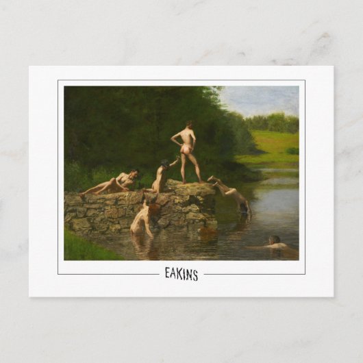 Thomas Eakins #414 - Fine Art Postcard Postkarte (Vorderseite)