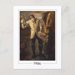 Thomas Eakins #9 - Fine Art Postcard Postkarte