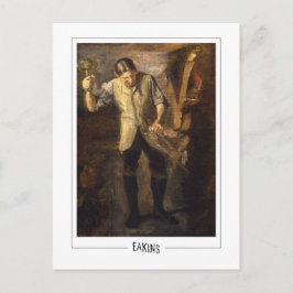 Thomas Eakins #9 - Fine Art Postcard Postkarte