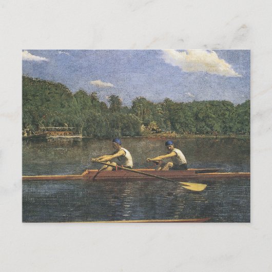 Thomas Eakins Biglin Brothers Racing Postkarte (Vorderseite)