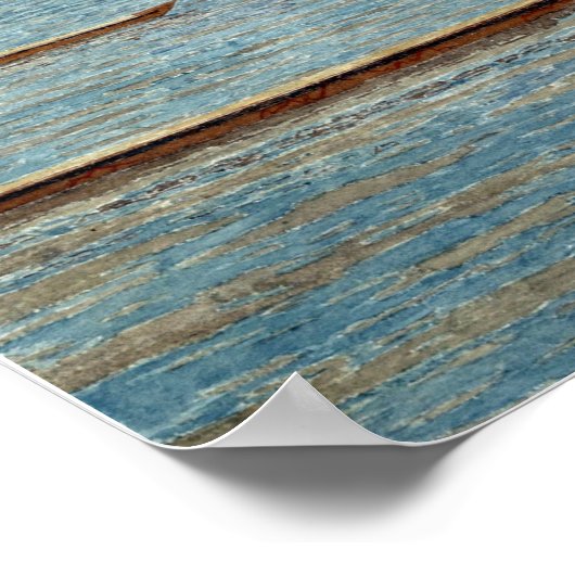 Thomas Eakins John Biglin in einem Single Poster (Ecke)