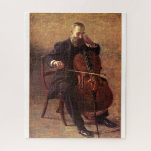 Thomas Eakins painting, The Cello Player, Puzzle