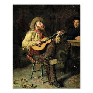Thomas Eakins painting, Zuhause Ranch, Poster