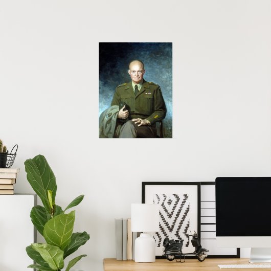 Thomas Edgar Stephens Dwight D. Eisenhower Poster (Heimbüro)