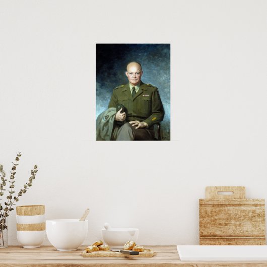Thomas Edgar Stephens Dwight D. Eisenhower Poster (Küche)