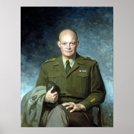 Thomas Edgar Stephens Dwight D. Eisenhower Poster (Vorne)