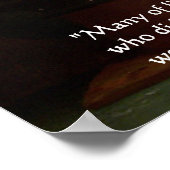 Thomas Edison "B4 Success" Wisdom Quote Poster (Ecke)