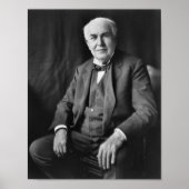 Thomas Edison - Erfinder und Geschäftsmann Poster (Vorne)