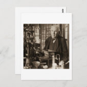 Thomas Edison in Seinem Labrador Stereoview Postkarte (Vorne/Hinten)