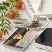 Thomas Edison Inspirational Zitat "Failures" Schlüsselanhänger (Vorderseite rechts)