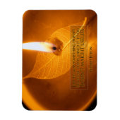 Thomas Edison Inspirational Zitat "Verwenden" flex Magnet (Vertikal)