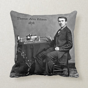 Thomas Edison Kissen