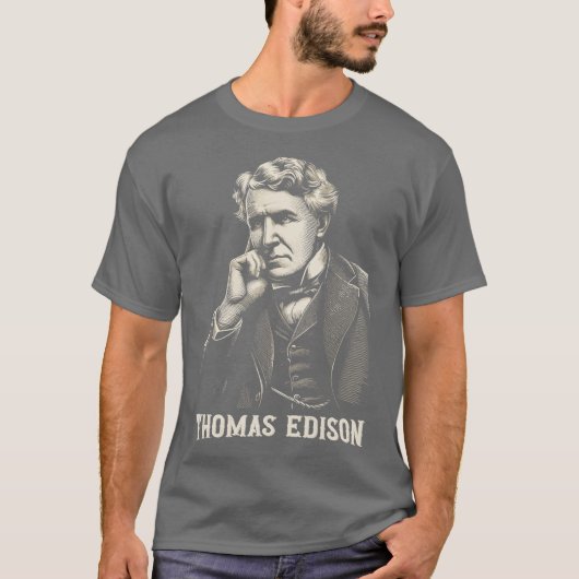 Thomas Edison T-Shirt (Vorderseite)