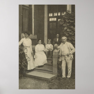 Thomas Edison und Family Poster